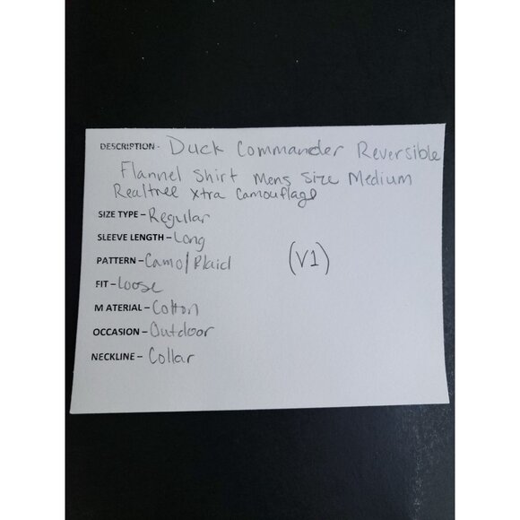 Reversible Realtree Edge Camo and Buck Commander Plaid Flannel Shirt Jacket Mens - Picture 10 of 10